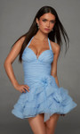 Alyce Paris 30127 Crinkle Organza Sweetheart Short Dress