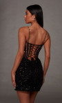 Alyce Paris 40238 Hand Beaded Plunging Neckline Short Dress