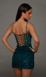 Alyce Paris 40238 Hand Beaded Plunging Neckline Short Dress