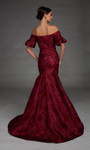 Alyce Paris 27889 Jacquard Off Shoulder Neck Corset Dress