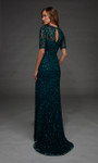 Alyce Paris 27901 Hand Beaded Illusion High Neckline Dress