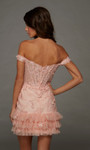 Alyce Paris 30129 Lace Off Shoulder A-line Cocktail Dress