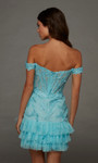 Alyce Paris 30129 Lace Off Shoulder A-line Cocktail Dress