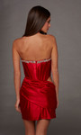 Alyce Paris 40217 Metallic Stretch Satin Cocktail Dress