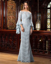 Alexander by Daymor 1555 Off-shoulder Flounce Sleeves Dress
