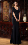 Alexander by Daymor 1556 Off-shoulder Plunging V-neck Dress