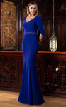 Alexander by Daymor 1556 Off-shoulder Plunging V-neck Dress