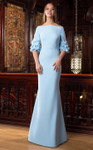 Alexander by Daymor 1559 Off-shoulder Quarter Sleeves Gown