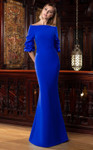 Alexander by Daymor 1559 Off-shoulder Quarter Sleeves Gown