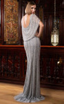 Alexander by Daymor 1562 Beaded V-neck Sleeveless Dress