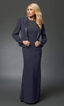 Alexander by Daymor 2105 Cap Sleeve Two Piece Jacket Gown