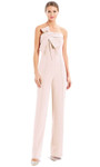 Alexander by Daymor 1678F22 Strapless Folded Neck Jumpsuit