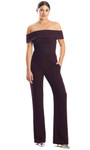 Alexander by Daymor 1751S23 Straight Off-Shoulder Jumpsuit