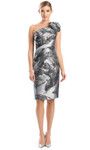 Alexander by Daymor 1772S23 Asymmetrical Knee-Length Dress