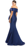 Alexander by Daymor 1783S23 Off-Shoulder Short Sleeve Gown