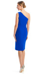 Alexander by Daymor 1789S23 Asymmetrical Knee-Length Dress