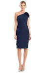 Alexander by Daymor 1789S23 Asymmetrical Knee-Length Dress
