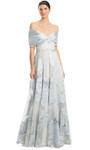 Alexander by Daymor 1959S24 Printed Off-Shoulder Ballgown