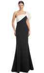 Alexander by Daymor 1964S24 One Shoulder Puff Sleeve Dress