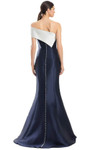 Alexander by Daymor 1966S24 Asymmetric Off Shoulder Dress