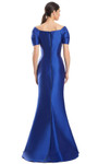 Alexander by Daymor 1967S24 Short Puff Sleeve Ruched Dress