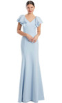 Alexander by Daymor 1968S24 V-Neck Flutter Sleeve Dress