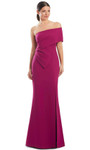 Alexander by Daymor 1981S24 One Shoulder Sleeve Sheath Dress