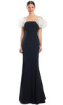 Alexander by Daymor 1983S24 Ruffled Off-Shoulder Long Gown