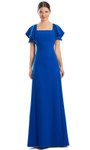 Alexander by Daymor 1997S24 Short Flutter Sleeve A-Line Gown