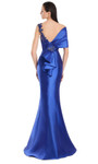 Alexander by Daymor 3060S25 Asymmetric Off-Shoulder Gown