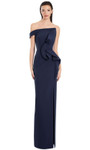 Alexander by Daymor 3065S25 Asymmetric Off Shoulder Gown