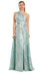 Alexander by Daymor 3067S25 Textured One Shoulder Strap Gown
