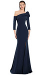 Alexander by Daymor 3069S25 Asymmetric Quarter Sleeves Gown