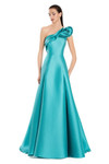 Alexander by Daymor 3075S25 Asymmetric One-shoulder Dress