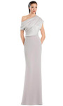 Alexander by Daymor 3083S25 Asymmetric Short Sleeve Gown
