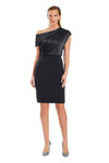 Alexander by Daymor 3083SHORTS25 Pleated Knee Length Dress