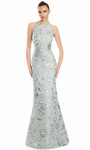 Alexander by Daymor 3101F25 Embellished Halter Neck Gown