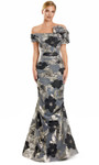 Alexander by Daymor 3102F25 Floral Embellished Long Gown