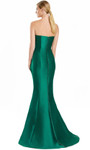Alexander by Daymor 3108F25 Floral Accent Strapless Gown