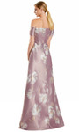 Alexander by Daymor 3109F25 Floral Print Off Shoulder Gown