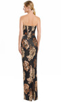 Alexander by Daymor 3135F25 3D Floral Pattern Strapless Gown