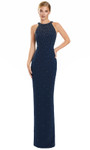 Alexander by Daymor 3143F25 Halter Neck Sleeveless Gown