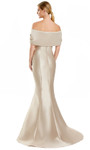 Alexander by Daymor 3152F25 3D Floral Straight Neck Gown