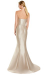 Alexander by Daymor 3152F25 3D Floral Straight Neck Gown