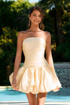 Portia and Scarlett XO200 Satin Strapless Cocktail Dress