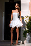 Portia and Scarlett XO200 Satin Strapless Cocktail Dress