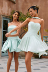 Portia and Scarlett XO200 Satin Strapless Cocktail Dress