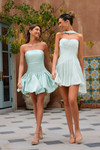 Portia and Scarlett XO200 Satin Strapless Cocktail Dress