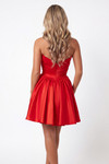 Portia and Scarlett XO215 Lace Satin Strapless Mini Dress