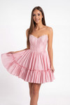 Portia and Scarlett XO216 Taffeta Strapless Cocktail Dress
